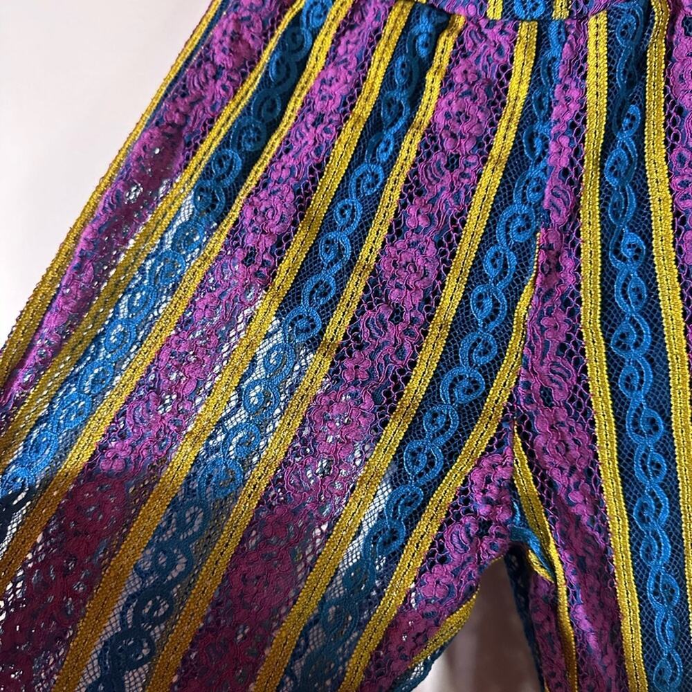 Bear Dance mesh/lace boho hippy leggings - Picture 3 of 3
